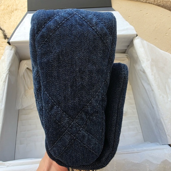 Chanel 19 Flap bag Denim Dark blue - Picture 2 of 15